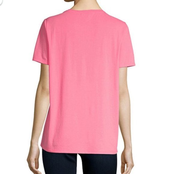 CUT And Paste Crew Neck Short Sleeve T-Shirt, size large - Picture 2 of 3